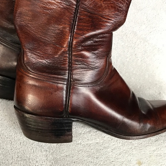 Lucchese Shoes Vintage Lucchese Cowboy Boots Size 8a Poshmark